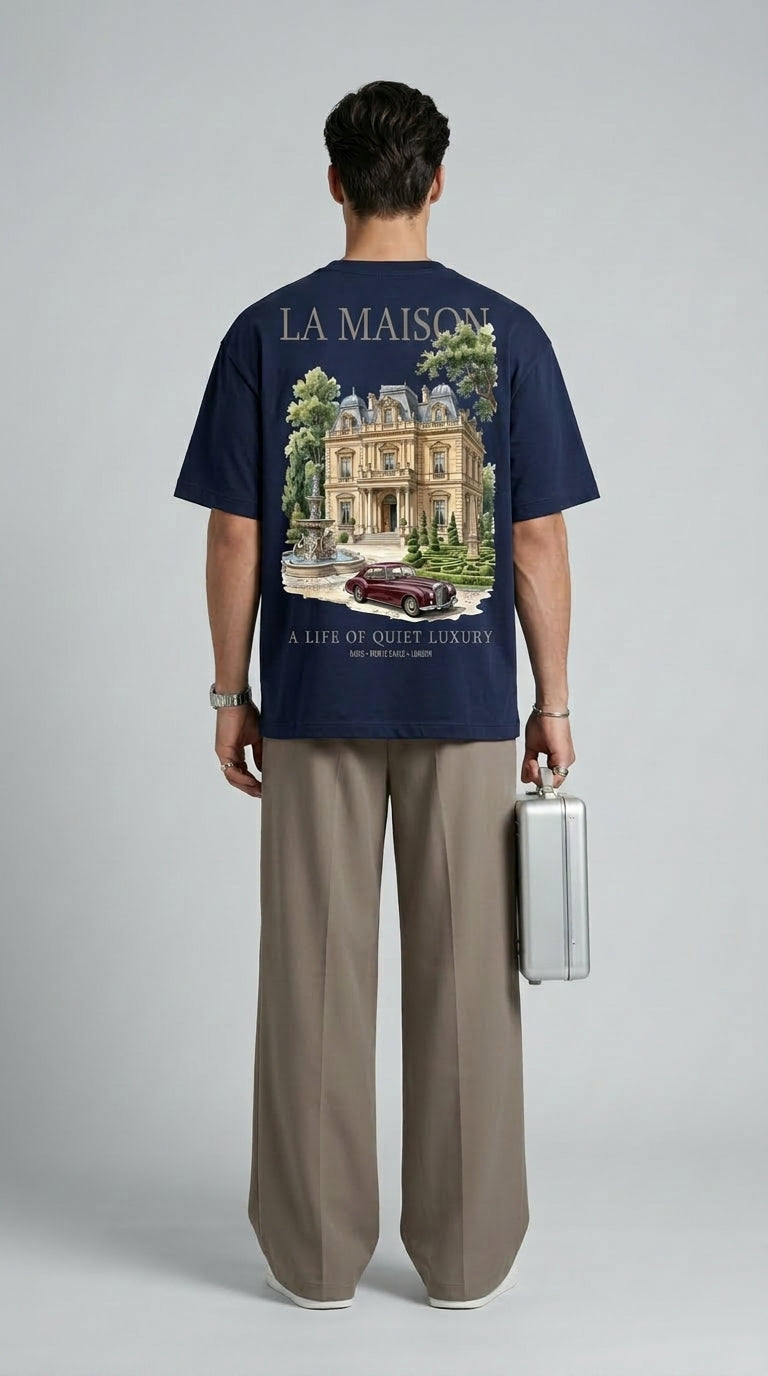 La Maison Navy Blue T-Shirt