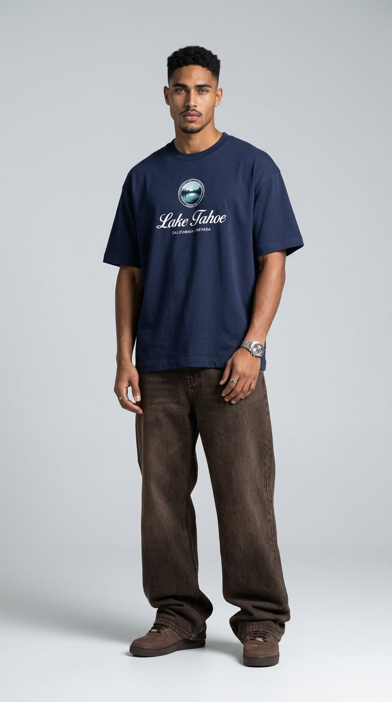 Lake Navy Blue T-Shirt