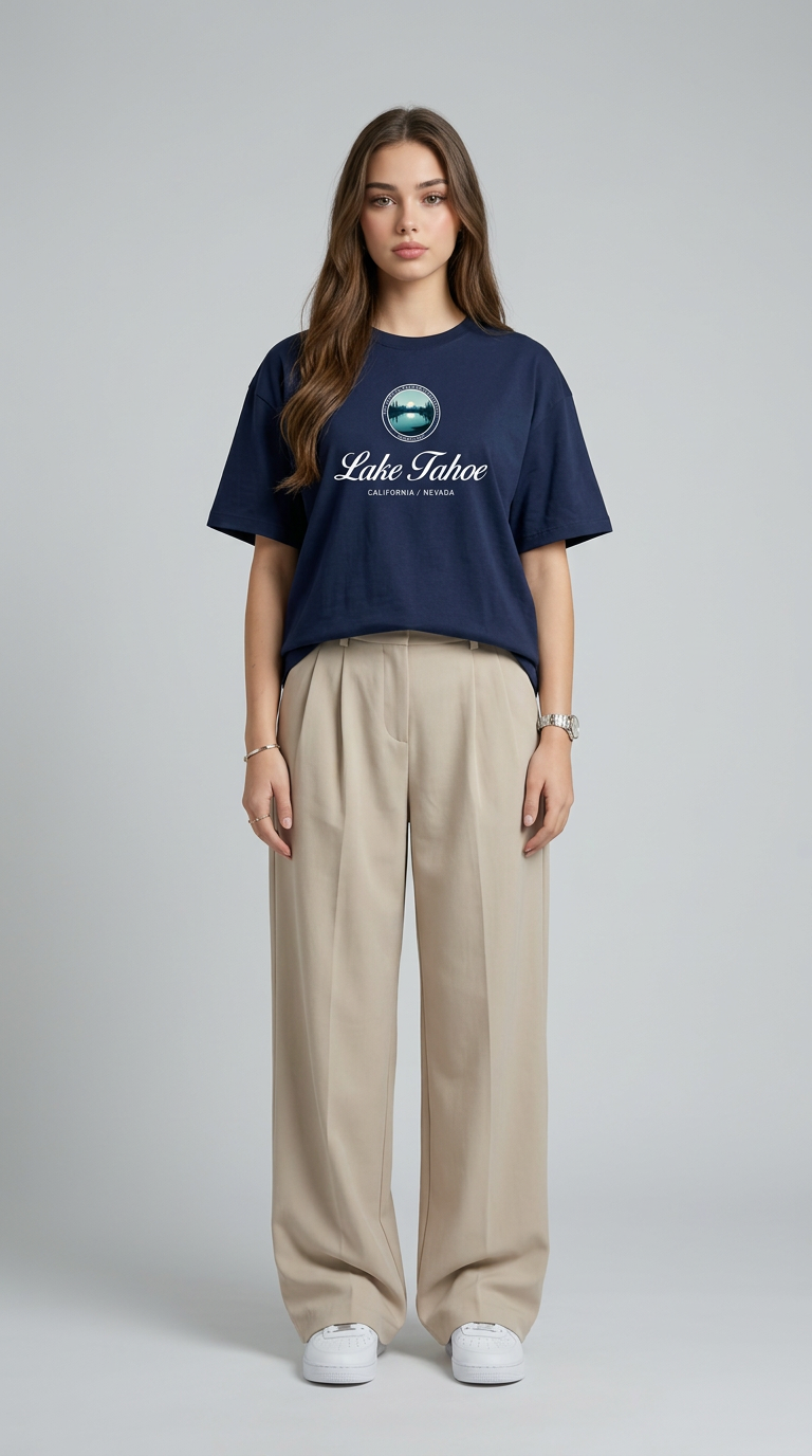 Lake Navy Blue T-Shirt