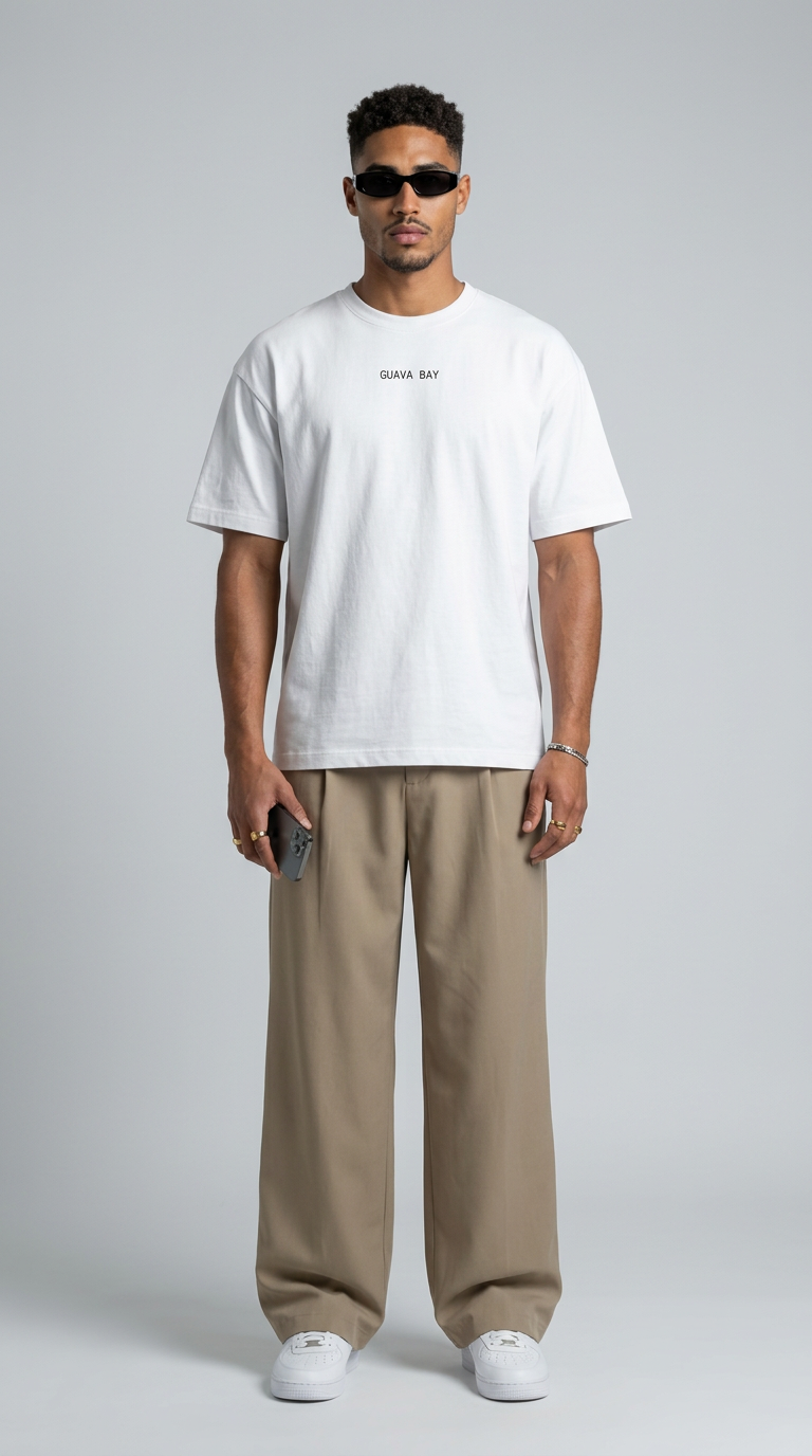 Basic Oversized White T-Shirt